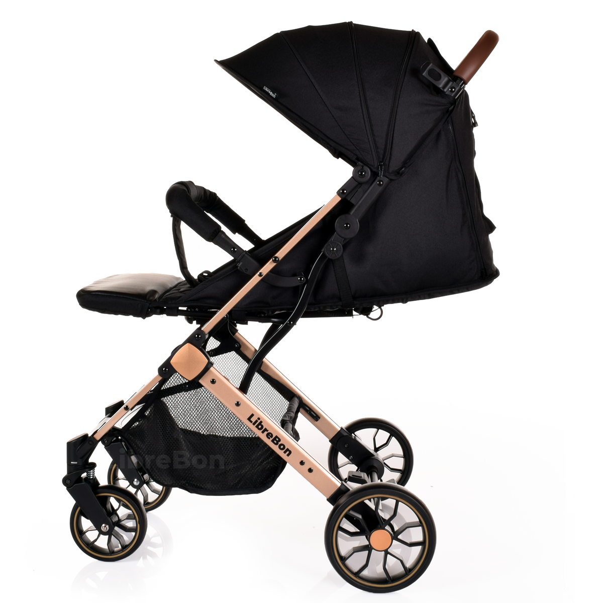 Librebon Lightweight  Baby Stroller Pram Foldable Travel Buggy Four Seasons Pushchair Pink
