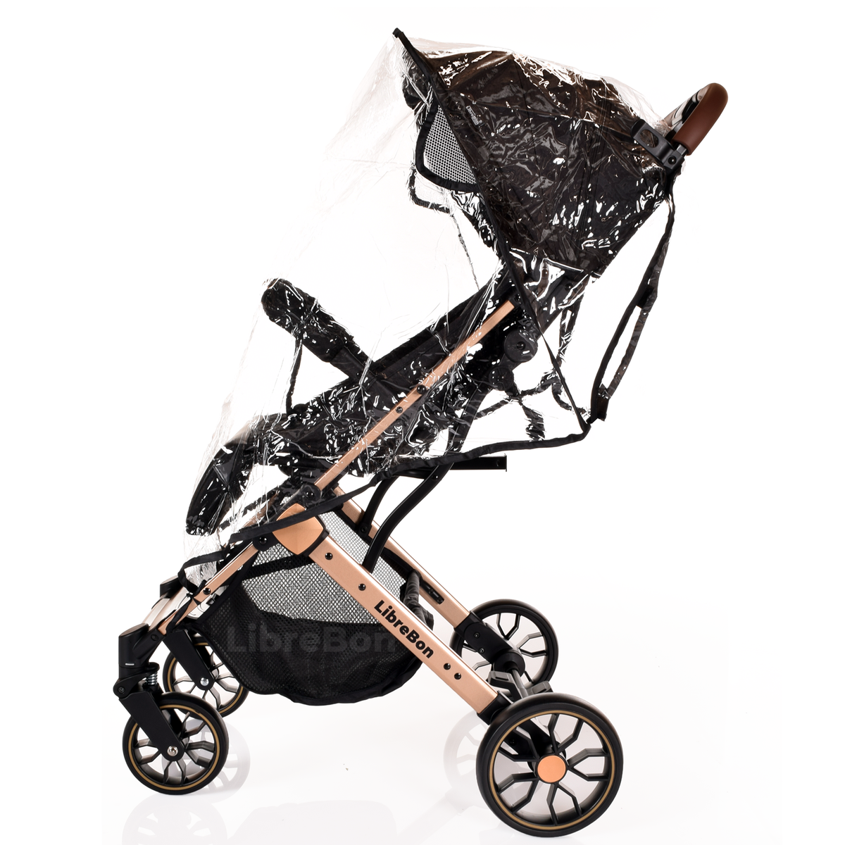 Librebon Lightweight  Baby Stroller Pram Foldable Travel Buggy Four Seasons Pushchair Pink
