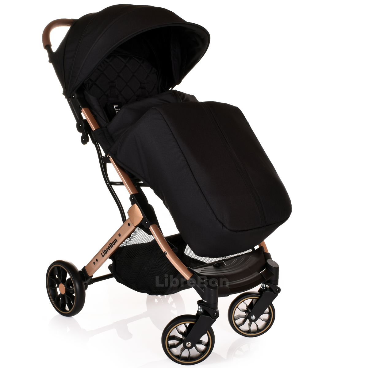 Librebon Lightweight  Baby Stroller Pram Foldable Travel Buggy Four Seasons Pushchair Pink