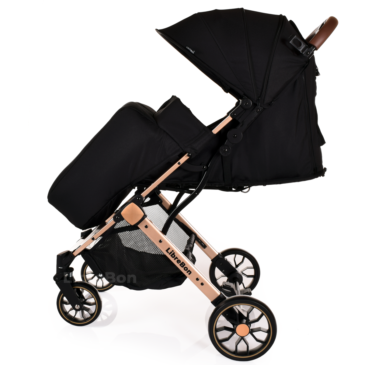 Librebon Lightweight  Baby Stroller Pram Foldable Travel Buggy Four Seasons Pushchair Pink