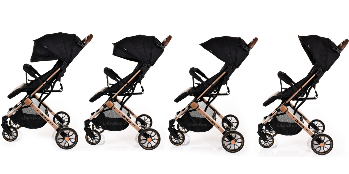 Librebon Lightweight  Baby Stroller Pram Foldable Travel Buggy Four Seasons Pushchair Pink